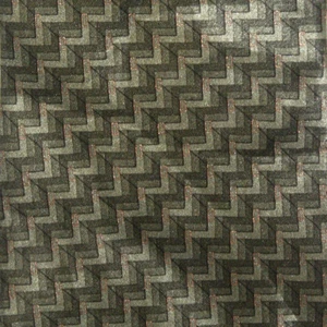 Cravatta uomo Jones New York verde angolata zig zag stampa geometrica seta 58"x 3,75" - Foto 1 di 3