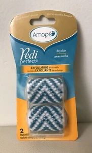Paquete de 2 recambios de cepillo exfoliante para piel seca perfecta Amope Pedi - Nuevo - Imagen 1 de 2