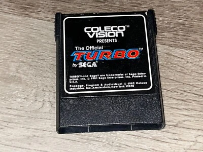 Turbo Coleco Vision Cleaned Game Cart Only - Image 1 of 3