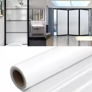 Milchglasfolie Glasdekor Fensterfolie Sichtschutz Ätzglasoptik Tür Büro Dusche - Bild 1 von 16