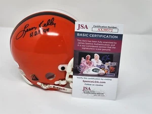 LEROY KELLY signed BROWNS mini helmet JSA COA - Picture 1 of 3