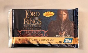 Lord of the Rings: Return of the King Collector's Update Topps Sealed Pack