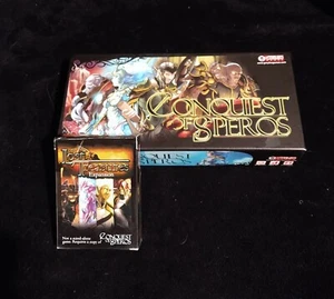 Conquest of Speros Cardgame W/ Lost Treasure Expansion From Grey Fox - Complete  - Picture 1 of 3