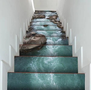 3D Schöner H031 Stair Risers Dekoration Fototapete Vinyl Aufkleber Tapete Erin - Picture 1 of 6