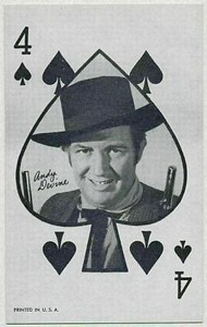 Andy Devine - Western Aces - Cowboy Penny Arcade Card (#JLR)