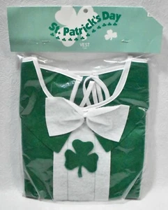 Chaleco San Patricio Talla Única Vintage - Imagen 1 de 3