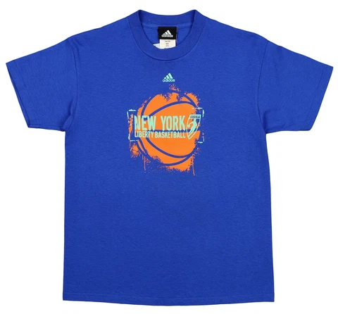 Adidas WNBA Youth New York Liberty Street Camp Tee Cover