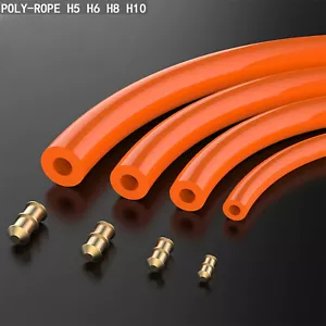 PU Round Hollow Belt Polyurethane Connectible Drive Belting OD 5mm 6mm 8mm 10mm - Picture 1 of 13