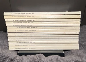 Lot of 14 Architectural Digest Magazines Between 1990-1994 No Labels - Bild 1 von 4