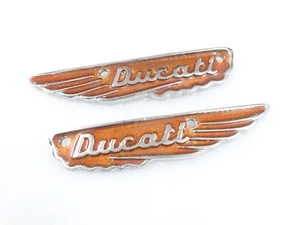Ducati Motocicleta Gasolina Gas Depósito Combustible Placa Motiv Emblema Juego - Picture 1 of 8