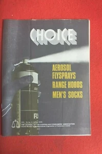 RETRO CHOICE  MAGAZINE AUSTRALIA MAY 1976 AEROSOL FLYSPRAYS   ETC  - Picture 1 of 1