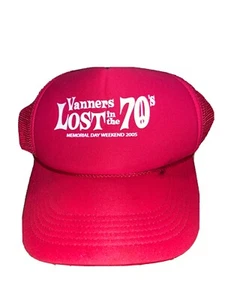 Vintage “Vanners Lost In The 70’s Memorial Day Weekend 2005” Mesh SnapBack Hat - Picture 1 of 9
