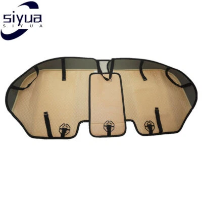 Black PU Leather 3D Surround Car Seat Protector Rear Seat Cover For All Cars - Image 1 of 4