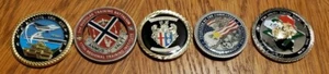 Set of 4 Unique Military Challenge Coins - 1 Templar - Picture 1 of 3