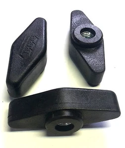 10 x M8 Sterngriff Sternschraube Sternmutter Kreuzgriff Klemmmutter Neu - Bild 1 von 1