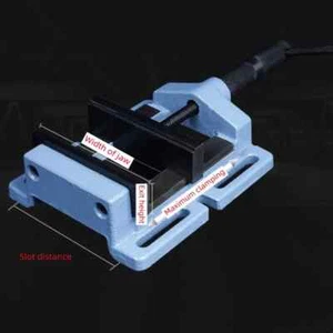 Flat Vise Multi-Functional Heavy-Duty Precision Bench Vise Electric Drill Clamp - Picture 1 of 10