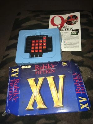 Rubik's Fifteen XV Number Sequence Game 1990 in Original Box - Ships Free - Image 1 of 4