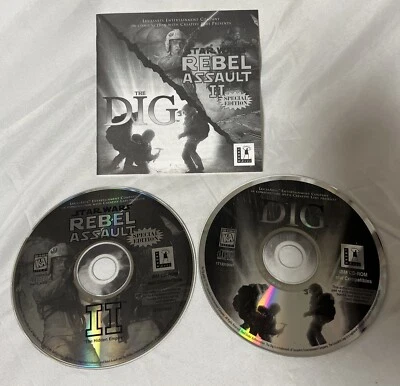 Star Wars PC-CD Lot of 2- Rebel Assault /The Dig - Image 1 of 4