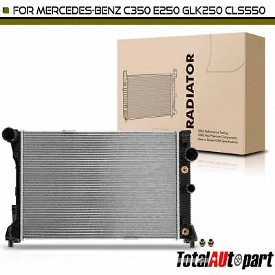New Aluminum Radiator for Mercedes-Benz C350 E250 CLS550 GLK250 Automatic Trans. - Image 1 of 4