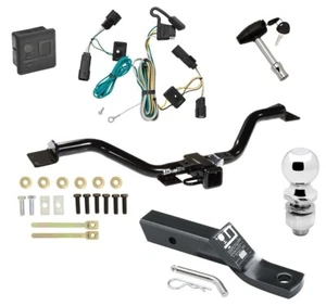 Trailer Tow Hitch For 07-09 Saturn Outlook Deluxe Package Wiring 2" Ball & Lock - Picture 1 of 8