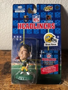 BRETT FAVRE 1997 QB Club Corinthian Headliners Green Bay Packers NFL NUOVO Vintage - Foto 1 di 3