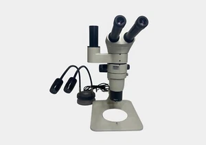 Unitron Z10 Zoom Stereo Microscope w/ Stand, C-Mount, 10X Eyepieces + Illum - Picture 1 of 10