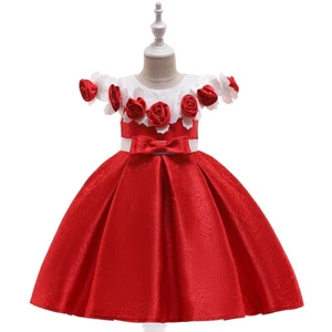 Girl's Flower Unicorn Gown Tutu Dress Wedding Events Princess Halloween Party  - Picture 1 of 39