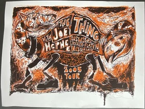 Thing with Joe McPhee: Tour, 2005 Poster Signed Numbered Dan Grzeca (Run of 200) - Picture 1 of 1