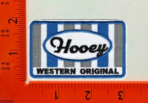 Hooey Western Original Embroidered Iron-On Patch – Rodeo Cowboy Hat Logo Badge - Picture 1 of 1