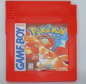 Cartucho de arte de pared Pokémon Gameboy rojo impreso en 3D - Charizard - Imagen 1 de 1