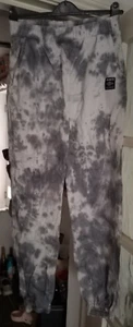 Marble Grey Cotton Jogging Bottoms Age 15 - 170cm - Picture 1 of 6