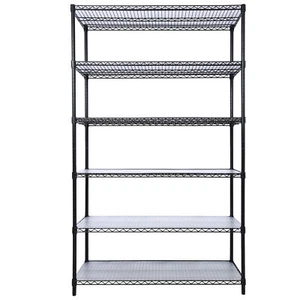 6 Tiers 6000 Lb Capacity, Heavy Duty Adjustable Storage Racks, Chrome Plated - Picture 1 of 25