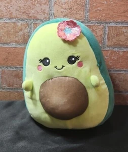 Kellytoy Squishmallows 8" Ava The Avocado Plush Green With Flower - Picture 1 of 8