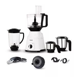 Philips Steel 4-Jar Mixer Grinder, 750-Watt,White, - Picture 1 of 6