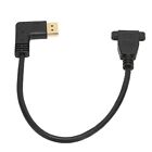 Right Angle Displayport Cable Double Hole Lockable Type 4K Hd 90 Degrees Elb Spg