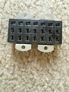 Cinch S321 AB Chassis Mount Buchse Stecker schwarz Neu ALTWARE - Bild 1 von 2