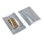 Flat Aluminum Mylar Foil Stand Up for Zip Bags Front Clear Lock Food Grade Pouch
