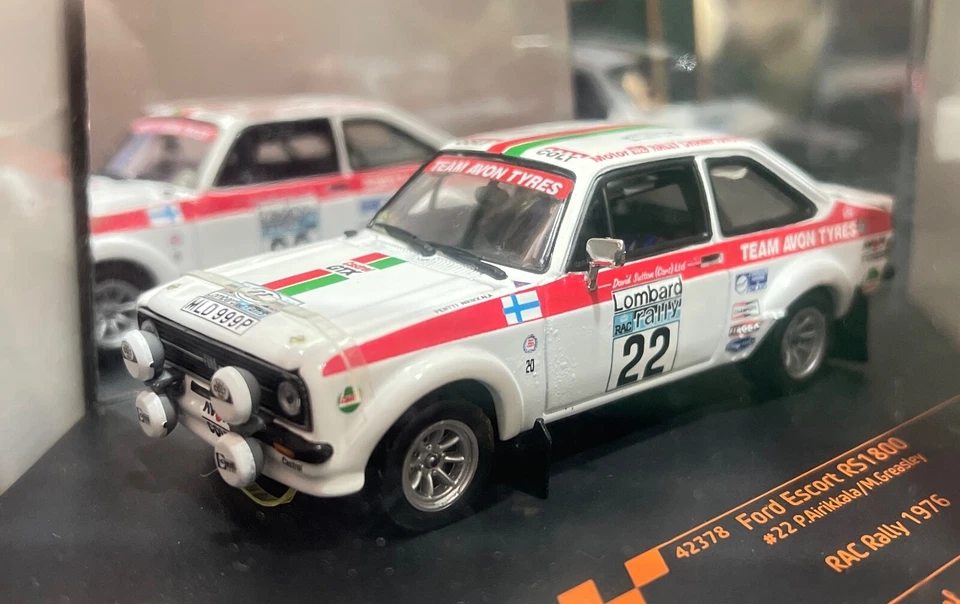 1/43 FORD ESCORT RS1800 #22 RAC RALLY 1976 AIRIKKALA GRASLEY VITESSE 42378 RARE - Immagine 1 di 1