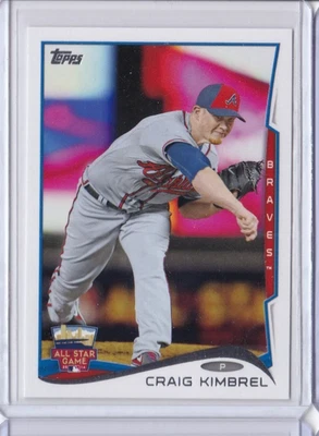 2014 Topps Update ASG #U259 CRAIG KIMBREL ATLANTA BRAVES ID6 - Image 1 of 2