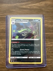 Galarian Weezing Pokemon - SWSH Rebel Clash Singles - Holo Rare Cards - MINT - Picture 1 of 1