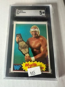 1985 Topps WWF Wrestling Stars #16 Hulk Hogan SGC 5 Rookie RC - Picture 1 of 2