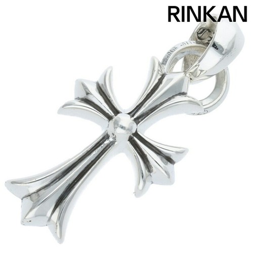 CHROME HEARTS Collana uomo cuori cromati CH CRS SML W BALE piccola croce cauzione argento usata