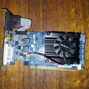 NVIDIA GeForce 210, 1GB DDR3, HDMI, Gigabyte GV-N210D3-1GI, PCI Express - Picture 1 of 4