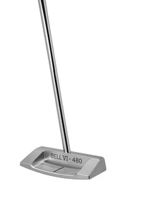 Bell VI-480 No-Offset Center Shaft Mid Mallet Golf Putter Winn Jumbo Lite Grip - Picture 1 of 5