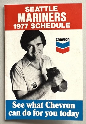1977 Seattle Mariners Schedule (1st Year): Ruppert Jones First M’s All-Star - Image 1 of 3