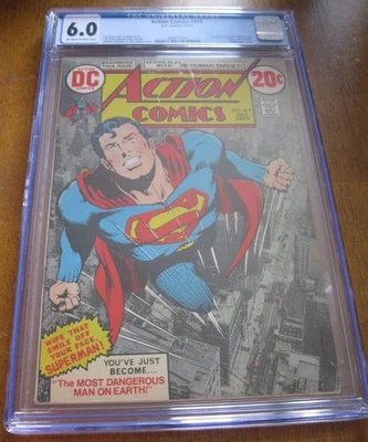ACTION COMICS #419 CGC 6.0 DC Comics 1972 Neal Adams 1st appearance Human Target - Image 1 of 4