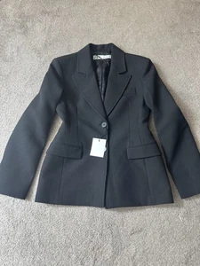 Zara ZW Collection Viral Tailored Blazer with Shoulder pads - Picture 1 of 7
