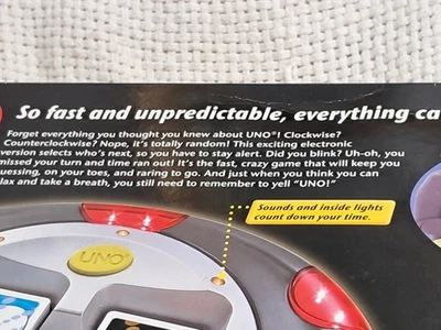 2007 Mattel Uno Flash Electronic Card Game No Cards! Tested Works! EDC - Image 1 of 4