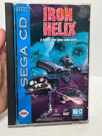  Iron Helix (Sega CD, 1994)  case, manual, game
