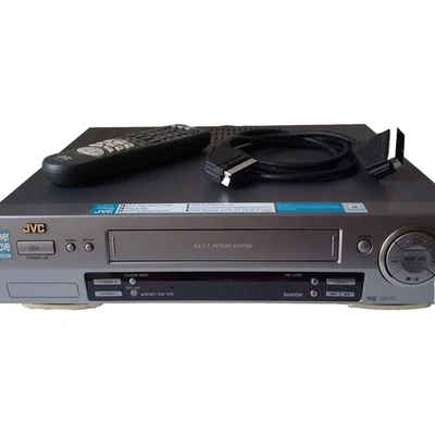 JVC HR-J700 Hifi Video Recorder  VHS VCR Player, mit Fernbedienung & SCART-Kabel - Bild 1 von 4